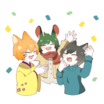 ケモミミの3人組