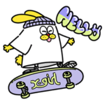  Tシャツウサギの日常スタンプ×calif