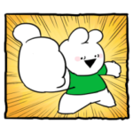  マンガなすこぶる動くちびウサギ＆クマ