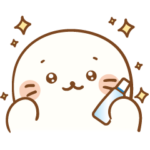  マイティア×しろたん　うるおいスタンプ