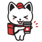  出前にゃんスタンプ