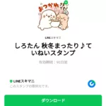  しろたん 秋冬まったり♪ていねいスタンプのダウンロード方法：徹底解説