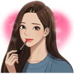  映画『女神降臨』公開記念スタンプ